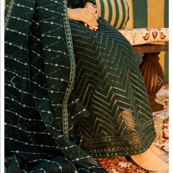 Pakistani Crosstitch Formal Dress 2Pc - Picture 5 of 11